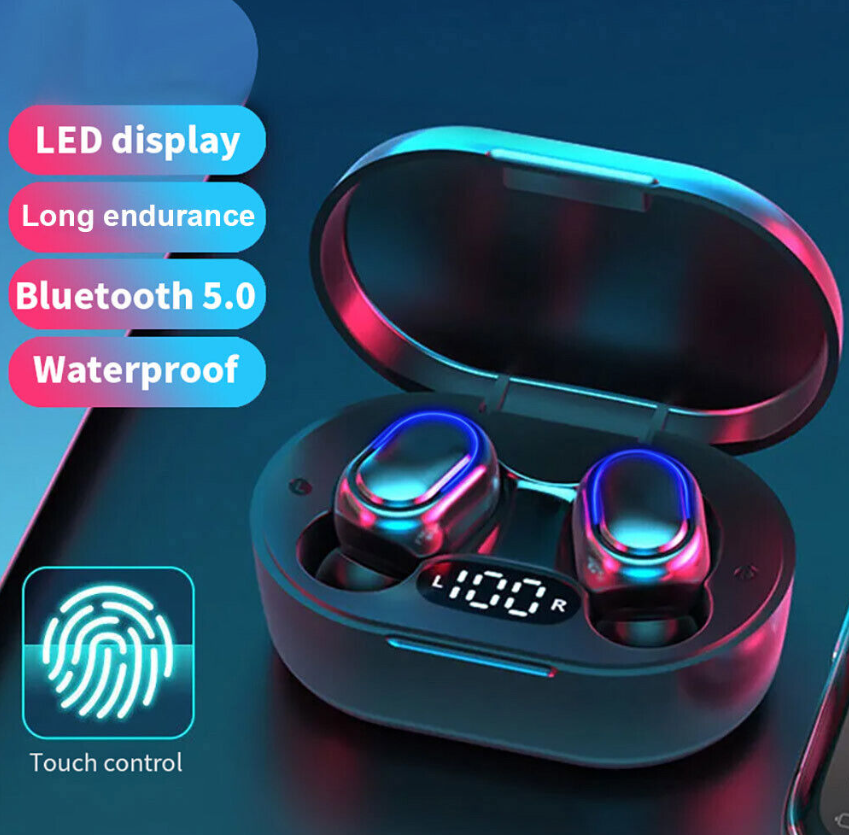 Bluetooth 5.0 Wireless Earbuds Headphone Headset Noise Cancelling TWS Waterproof