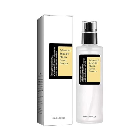 Advanced Snail Mucin 96% Power Repairing Essence, 100mL/3.38 fl.oz Snail Secret Mucin Serum for Skin Care (1 PCS)