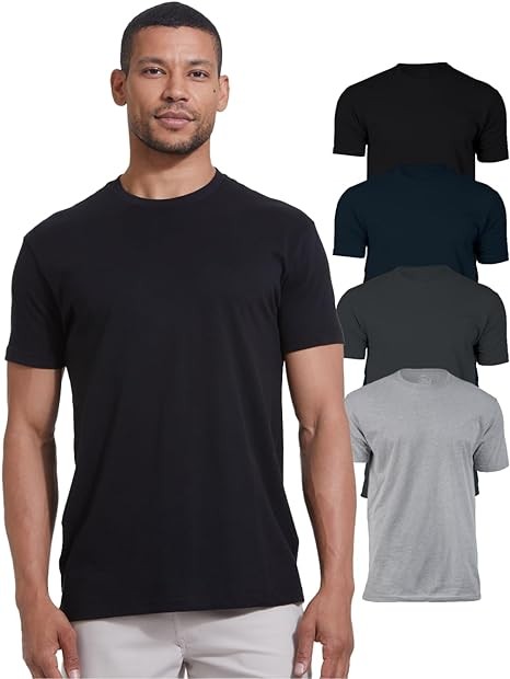 True Classic mens Classic 4 pack T-shirt